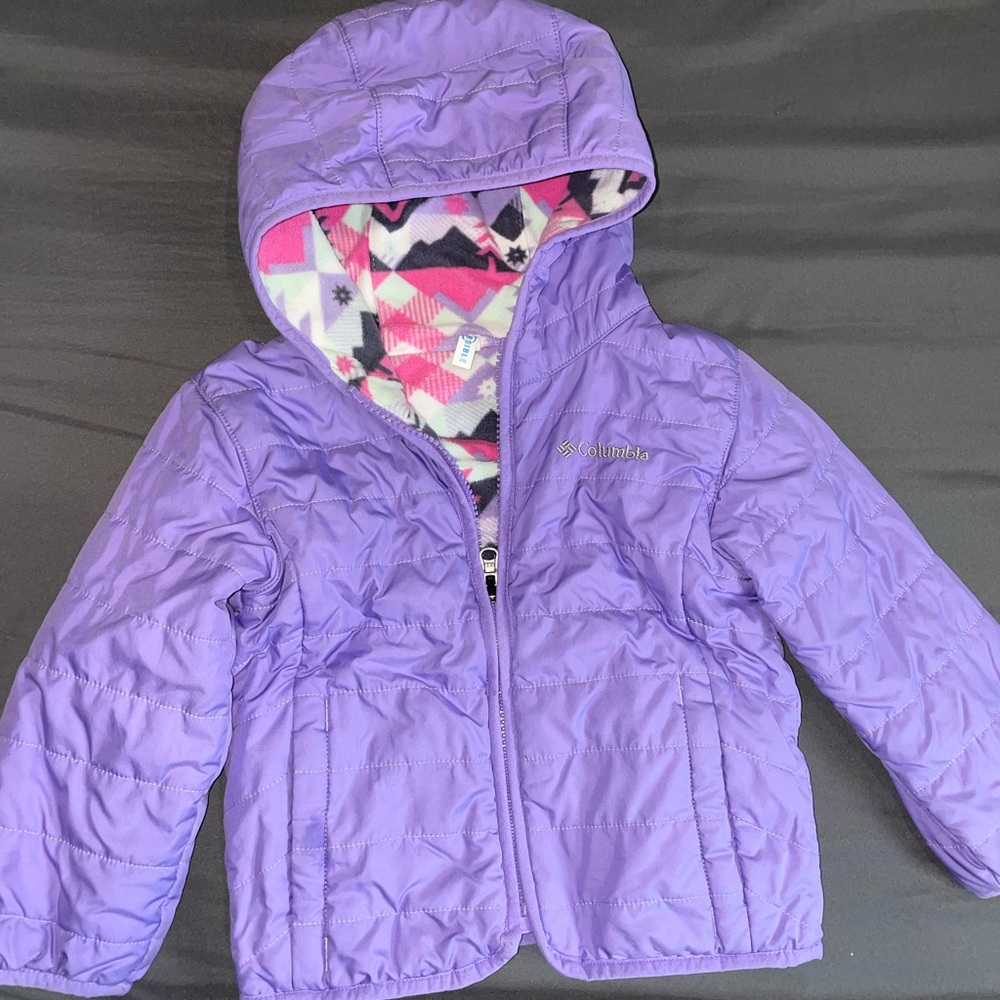 Columbia Lavender Kids Puffer Jacket